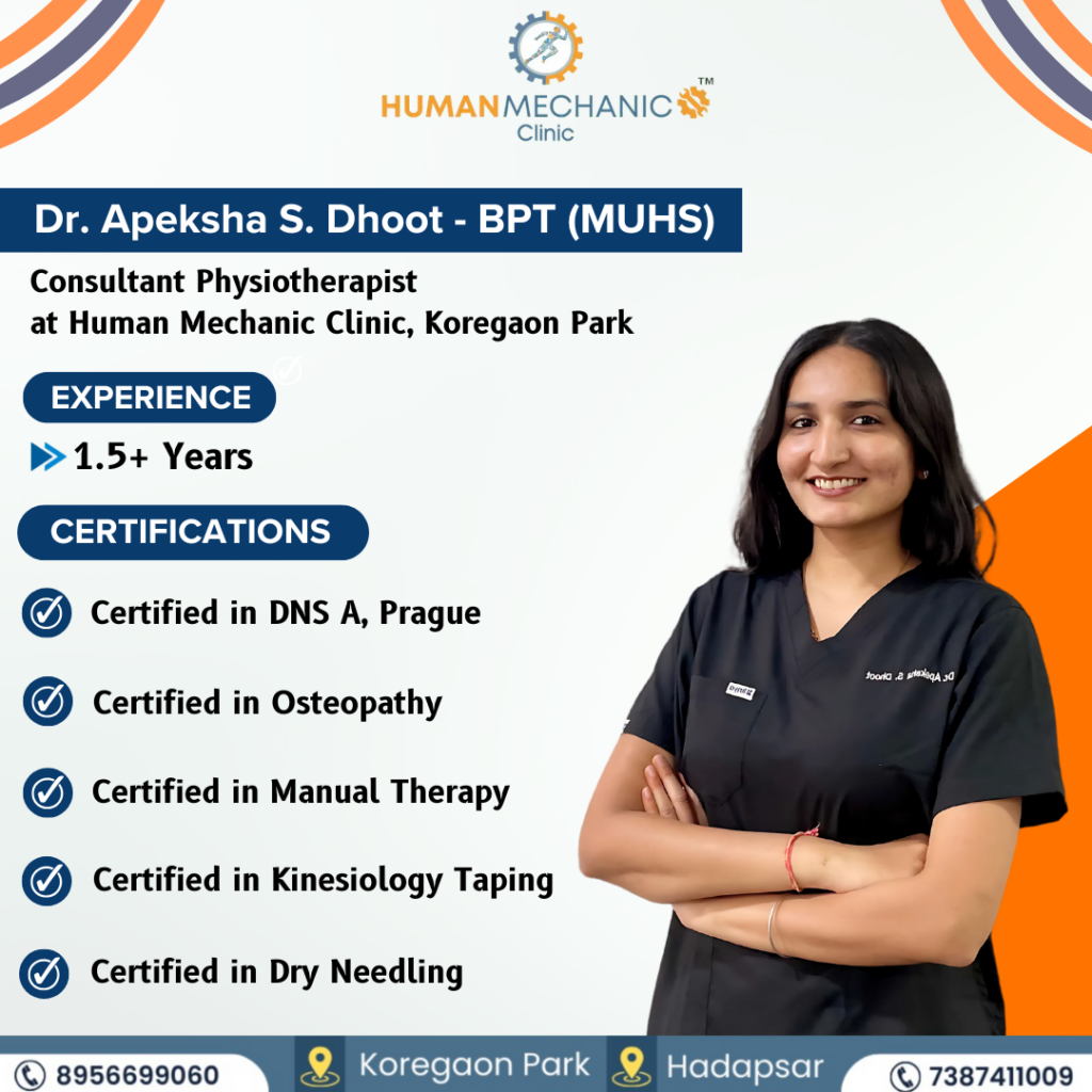 Dr. Apeksha Dhoot - Consultant Physiotherapist