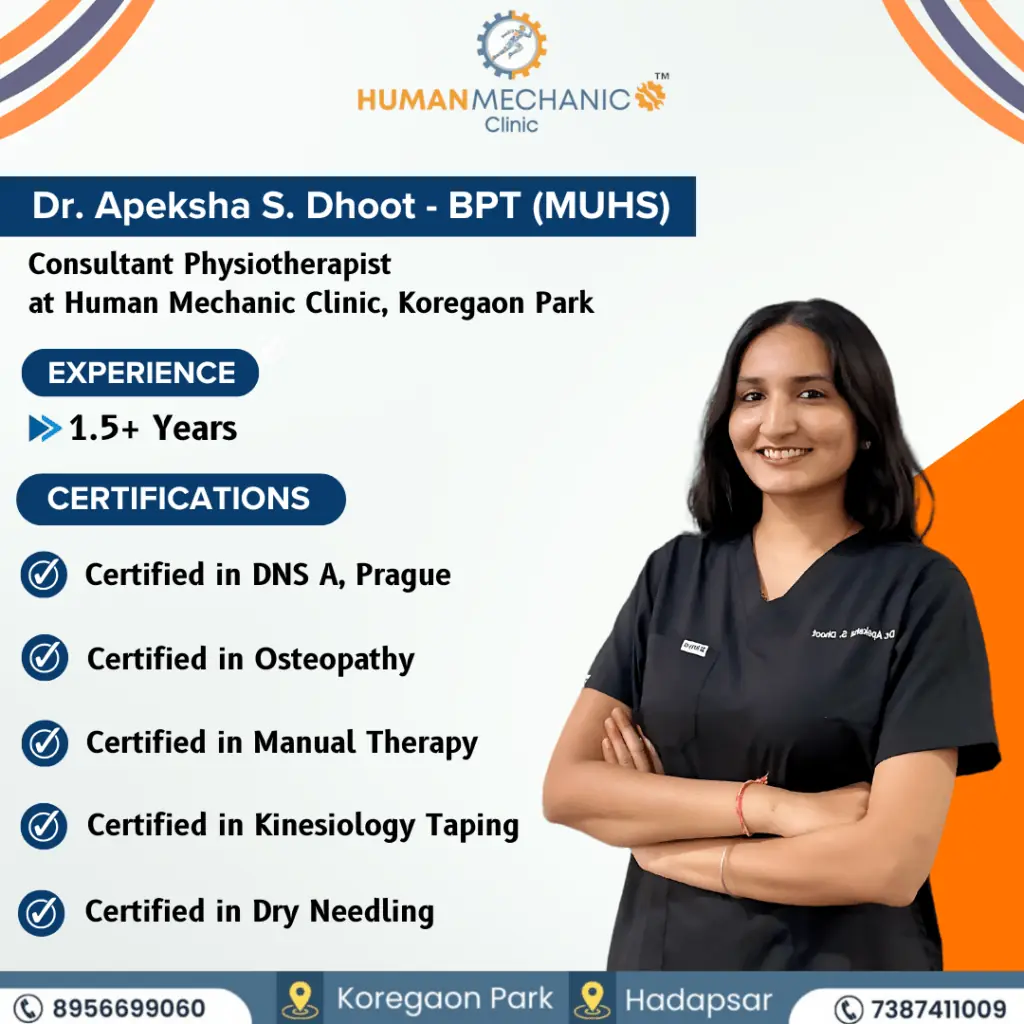 Dr. Apeksha Dhoot - Consultant Physiotherapist