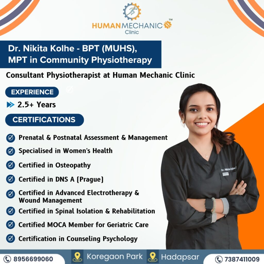 Dr. Nikita Kolhe - Consultant Physiotherapist