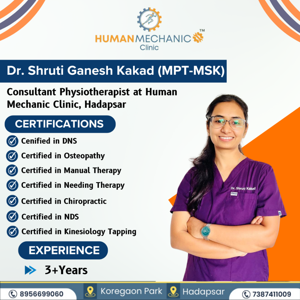 Dr. Shruti Kakad - Consultant Physiotherapist