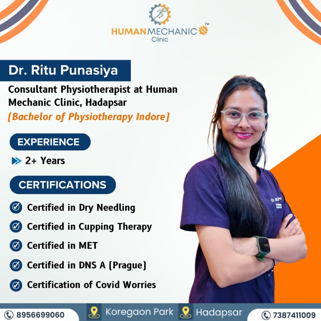 Dr. Ritu Punasiya - Consultant Physiotherpaist in Hadapsar at Human Mechanic Clinic
